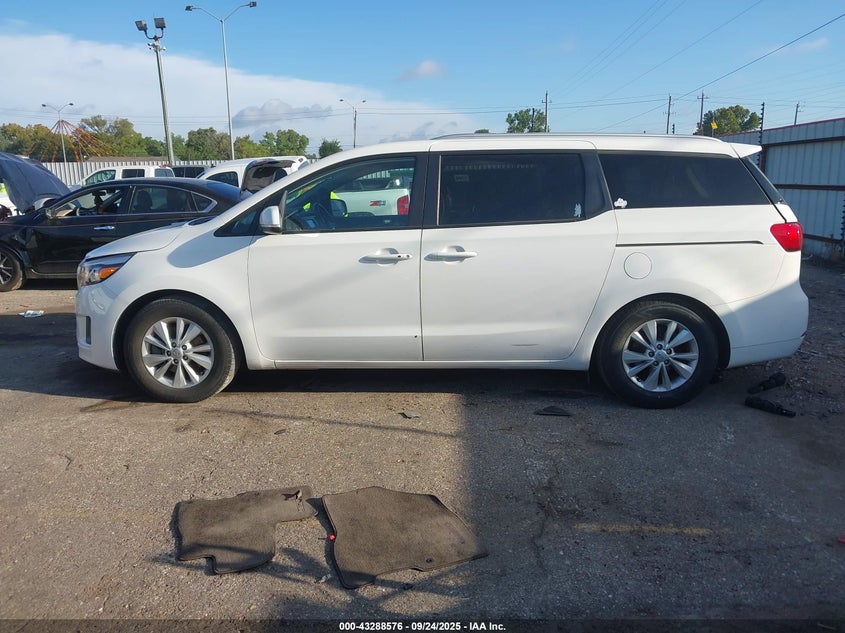 2017 Kia Sedona Lx VIN: KNDMB5C12H6250166 Lot: 43288576