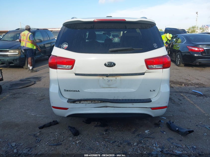 2017 Kia Sedona Lx VIN: KNDMB5C12H6250166 Lot: 43288576