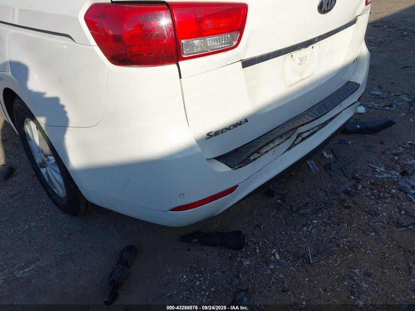 2017 Kia Sedona Lx VIN: KNDMB5C12H6250166 Lot: 43288576