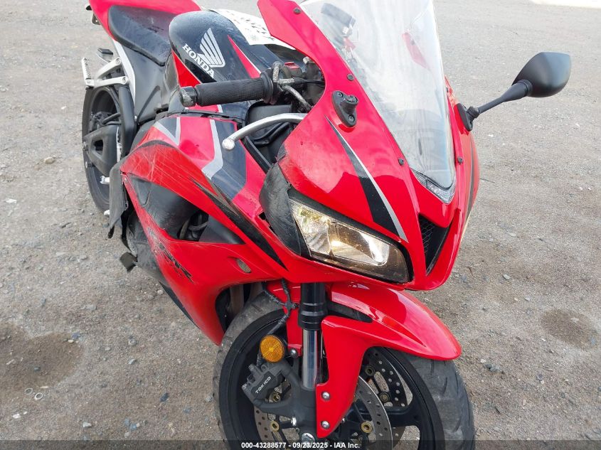 2009 Honda Cbr600 Rr VIN: JH2PC40109K200309 Lot: 43288577