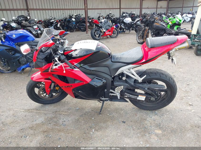 2009 Honda Cbr600 Rr VIN: JH2PC40109K200309 Lot: 43288577