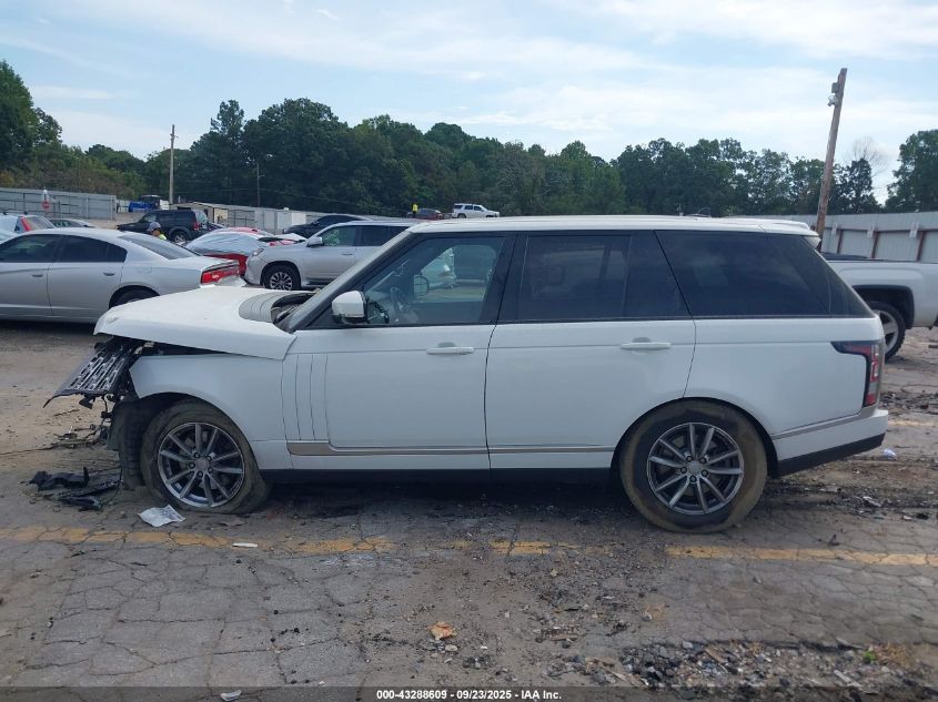 2016 Land Rover Range Rover 3.0L V6 Supercharged VIN: SALGR2PF9GA291136 Lot: 43288609