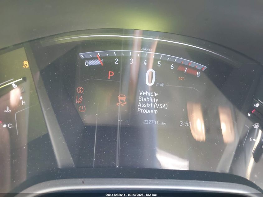 2019 Honda Cr-V Ex-L VIN: 5J6RW1H82KA040254 Lot: 43288614