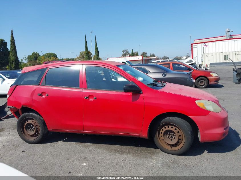 2003 Toyota Matrix Standard VIN: 2T1KR32E63C086224 Lot: 43288626