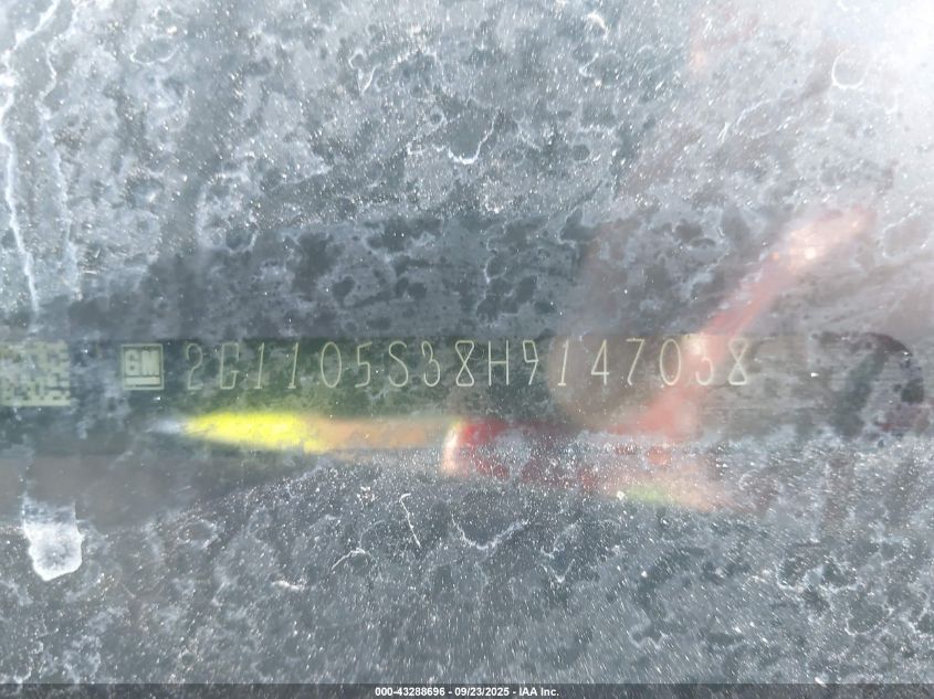 2017 Chevrolet Impala 1Lt VIN: 2G1105S38H9147038 Lot: 43288696