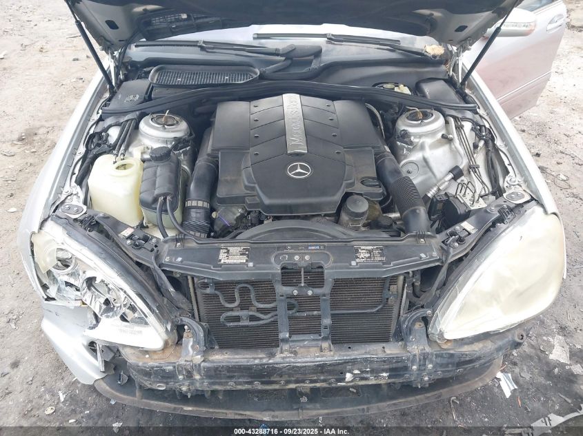 2003 Mercedes-Benz S 500 VIN: WDBNG75J03A342198 Lot: 43288716