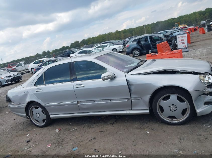 2003 Mercedes-Benz S 500 VIN: WDBNG75J03A342198 Lot: 43288716