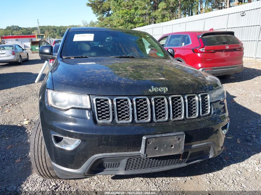 2017 Jeep Grand Cherokee Laredo 4X4 VIN: 1C4RJFAG2HC683574 Lot: 43288729