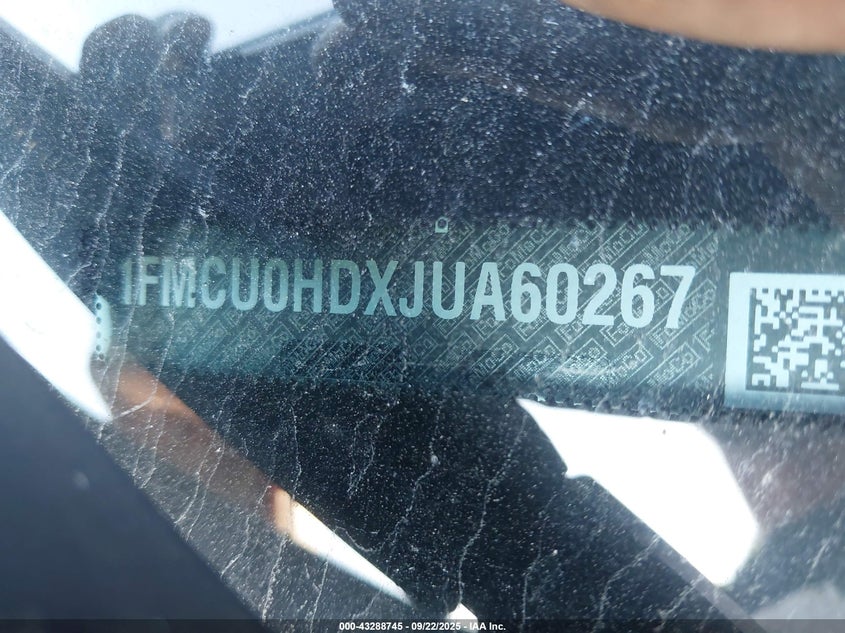 2018 FORD ESCAPE SEL 1FMCU0HDXJUA60267