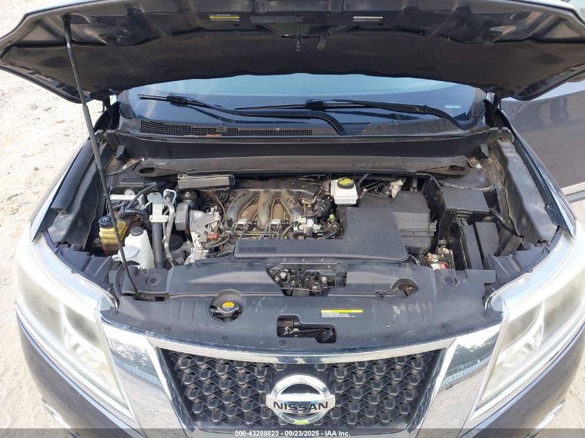 2014 Nissan Pathfinder Sl VIN: 5N1AR2MNXEC690305 Lot: 43288823