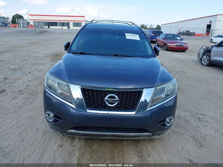 2014 Nissan Pathfinder Sl VIN: 5N1AR2MNXEC690305 Lot: 43288823