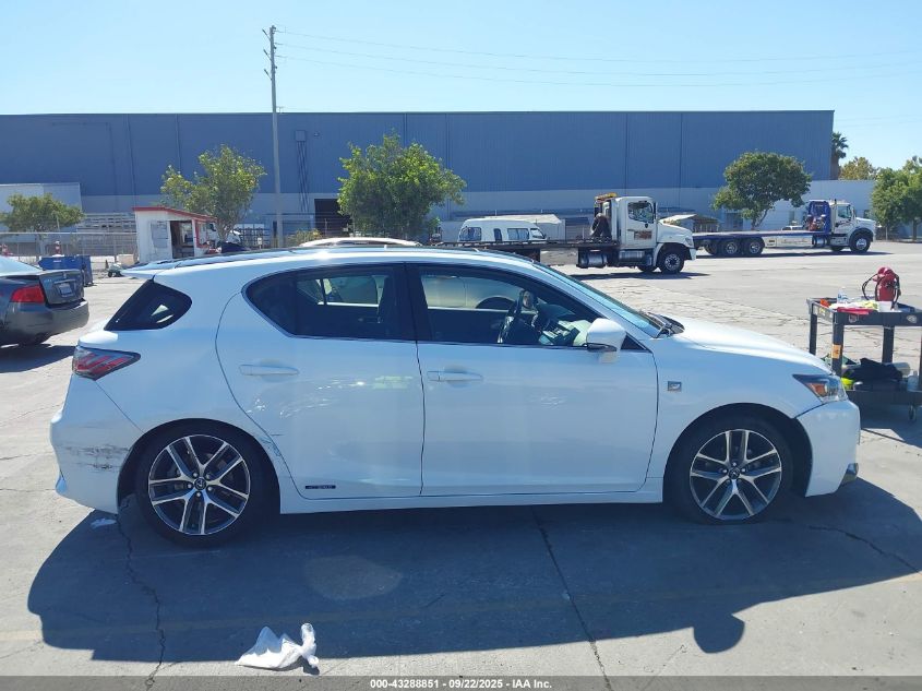 2015 Lexus Ct 200H VIN: JTHKD5BHXF2246952 Lot: 43288851