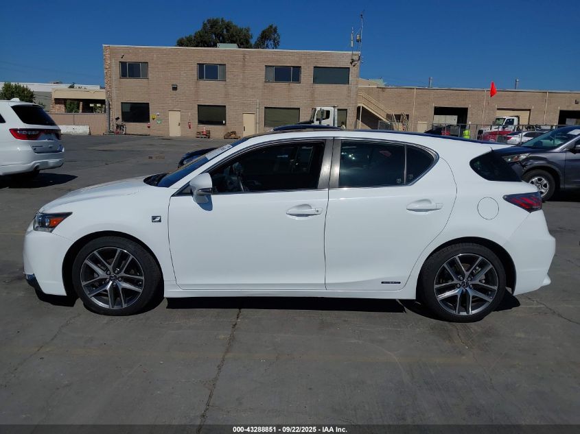 2015 Lexus Ct 200H VIN: JTHKD5BHXF2246952 Lot: 43288851