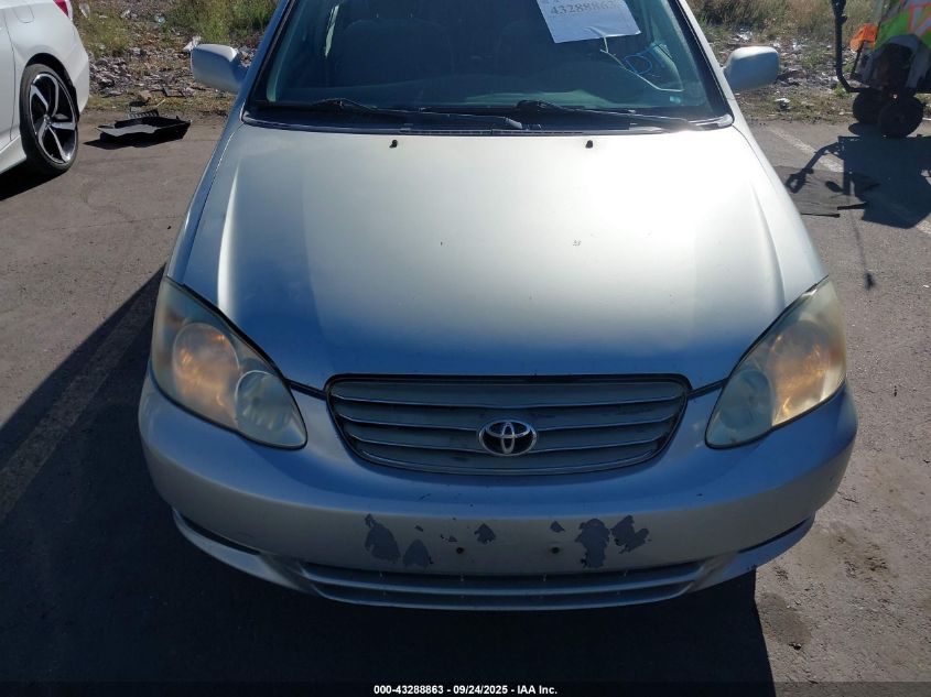 2003 Toyota Corolla Le VIN: JTDBR32E830006836 Lot: 43288863