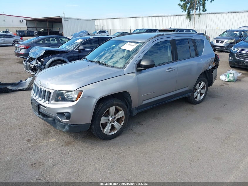 2016 JEEP COMPASS SPORT - 1C4NJCBA8GD560247