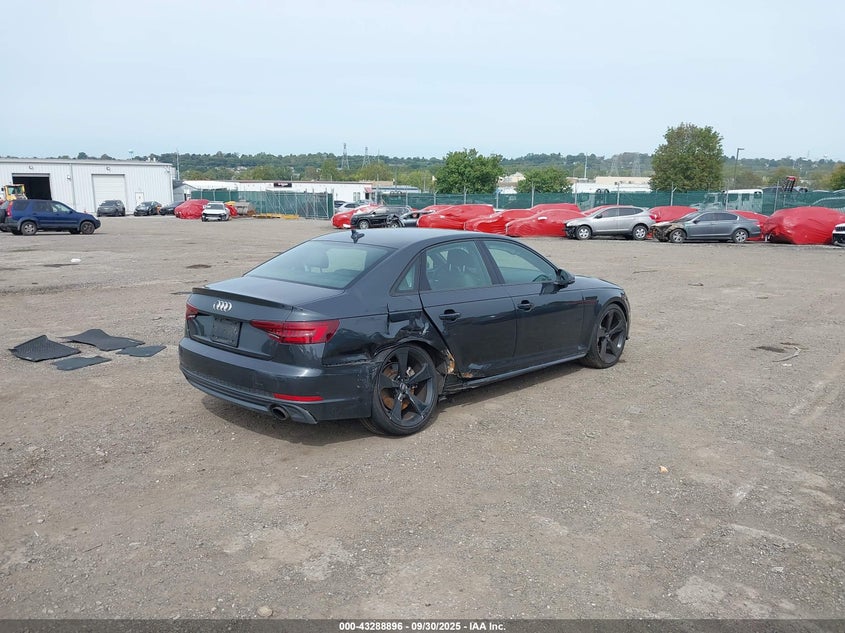 2018 AUDI A4 2.0T TECH PREMIUM - WAUDNAF49JA061939
