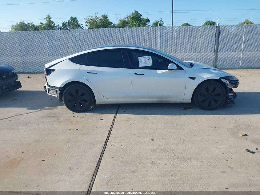 2024 Tesla Model 3 VIN: 5YJ3E1EA8RF867747 Lot: 43288900