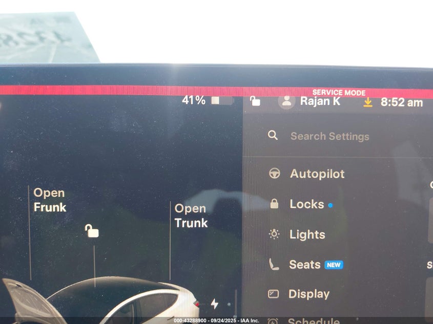 2024 Tesla Model 3 VIN: 5YJ3E1EA8RF867747 Lot: 43288900