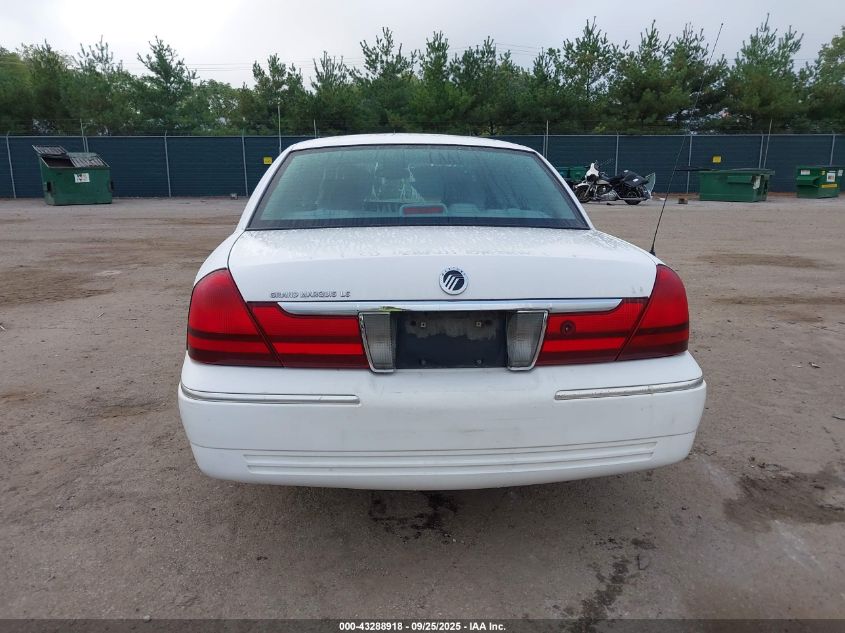 2005 Mercury Grand Marquis Ls/Lse VIN: 2MEFM75W05X654668 Lot: 43288918