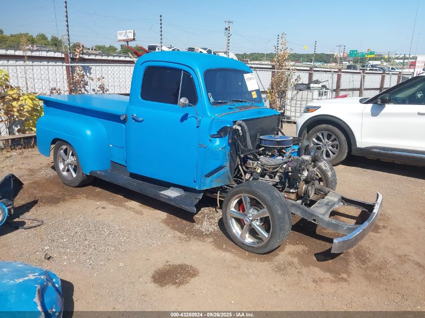 FORD F100 1950. Lot# 43288924. VIN 98RC459824. Photo 1