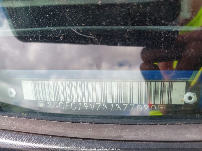 2003 Chevrolet Silverado 1500 VIN: 2GCEC19V731377080 Lot: 43288937