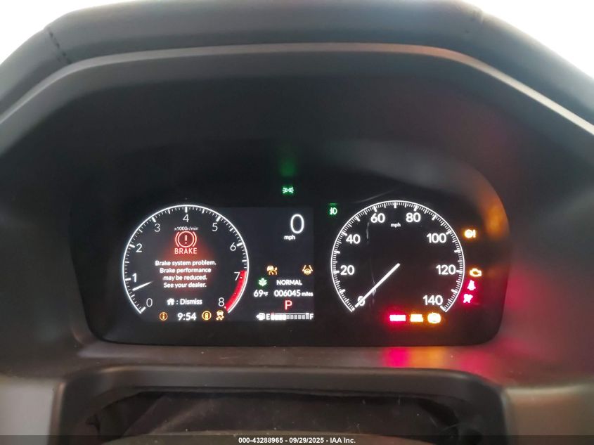 2025 Honda Odyssey Ex-L VIN: 5FNRL6H69SB066979 Lot: 43288965