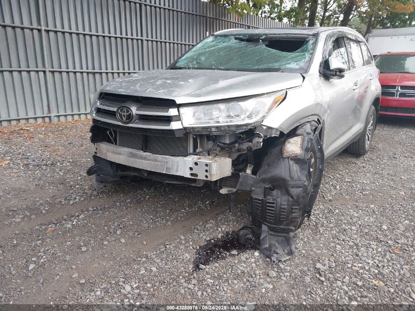 2019 Toyota Highlander Xle VIN: 5TDJZRFHXKS937210 Lot: 43288976