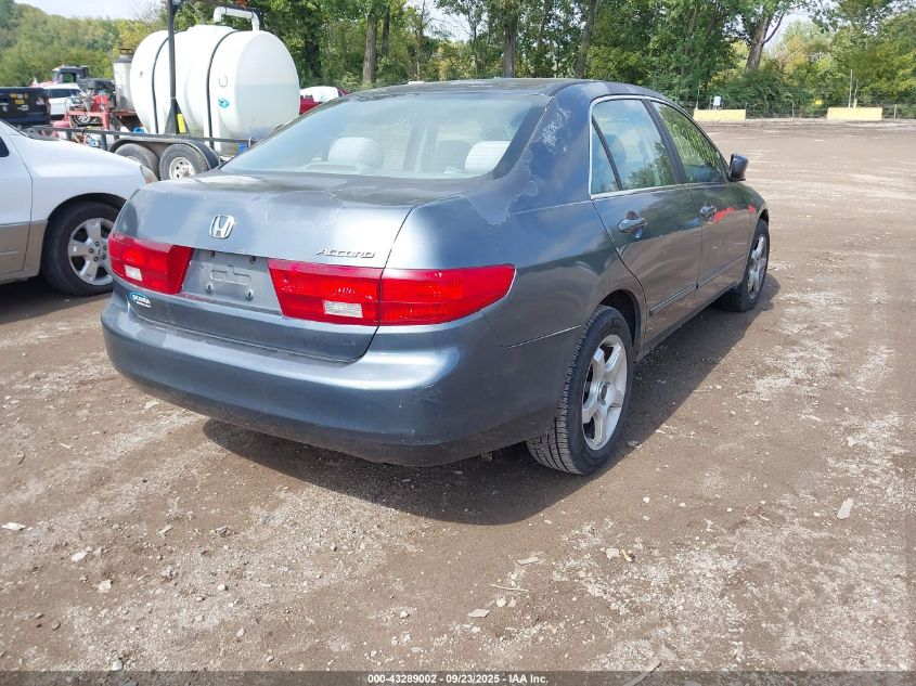 2004 Honda Accord 2.4 Lx VIN: 1HGCM56324A021000 Lot: 43289002