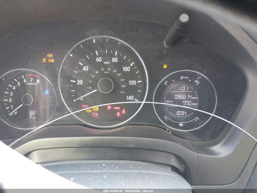 2017 Honda Hr-V Lx VIN: 3CZRU5H33HG700524 Lot: 43289139