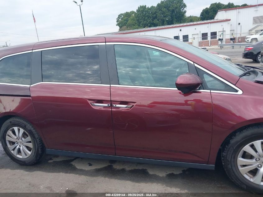 2016 Honda Odyssey Ex-L VIN: 5FNRL5H65GB021569 Lot: 43289144