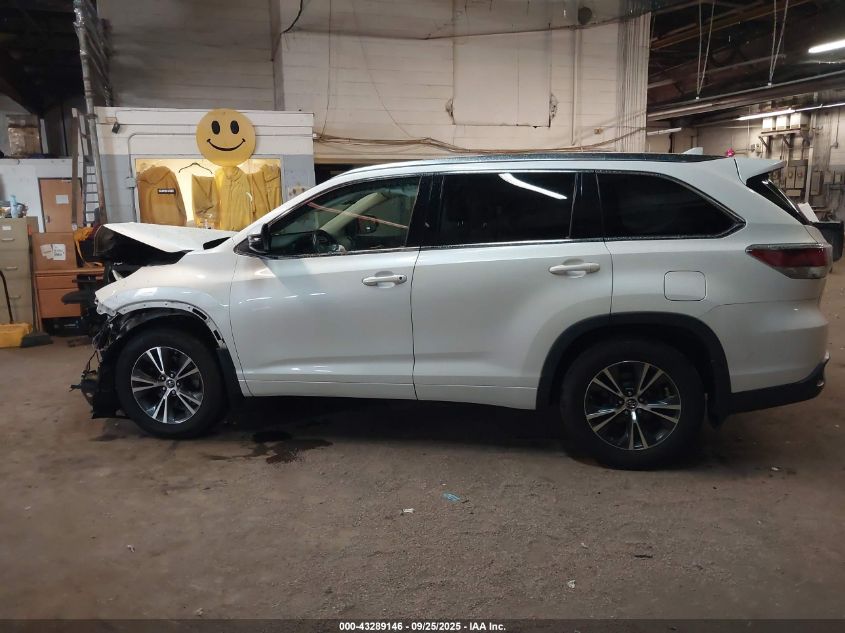 2016 Toyota Highlander Xle V6 VIN: 5TDJKRFH3GS334725 Lot: 43289146