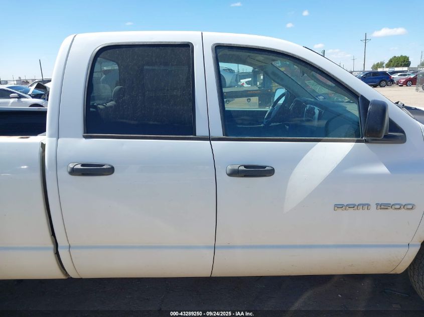 2007 Dodge Ram 1500 Slt VIN: 1D7HA18P07J601734 Lot: 43289250