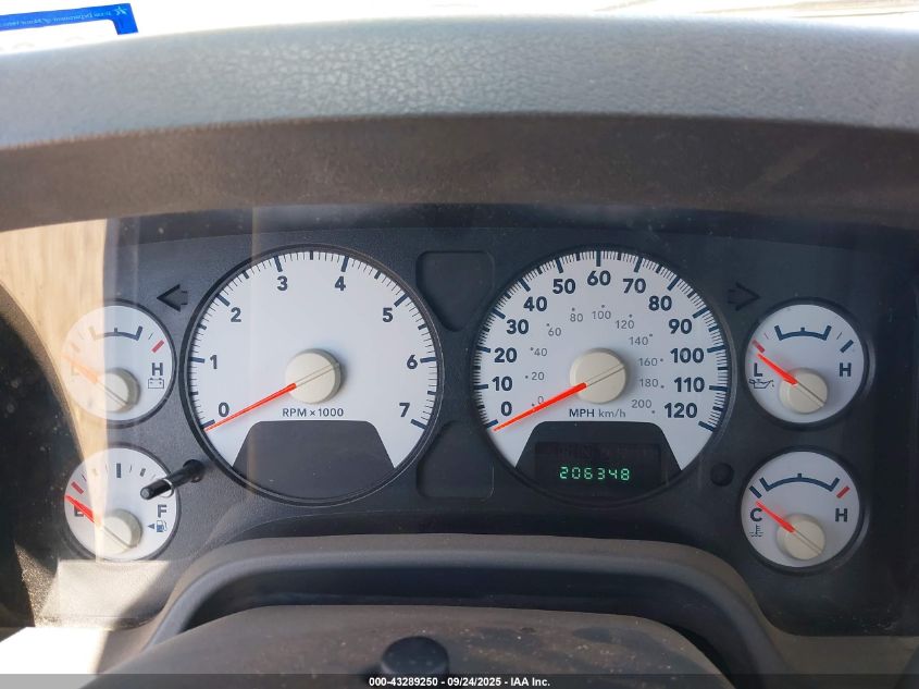 2007 Dodge Ram 1500 Slt VIN: 1D7HA18P07J601734 Lot: 43289250