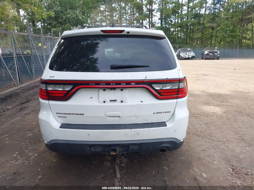 2015 Dodge Durango Limited VIN: 1C4RDJDG6FC177698 Lot: 43289255