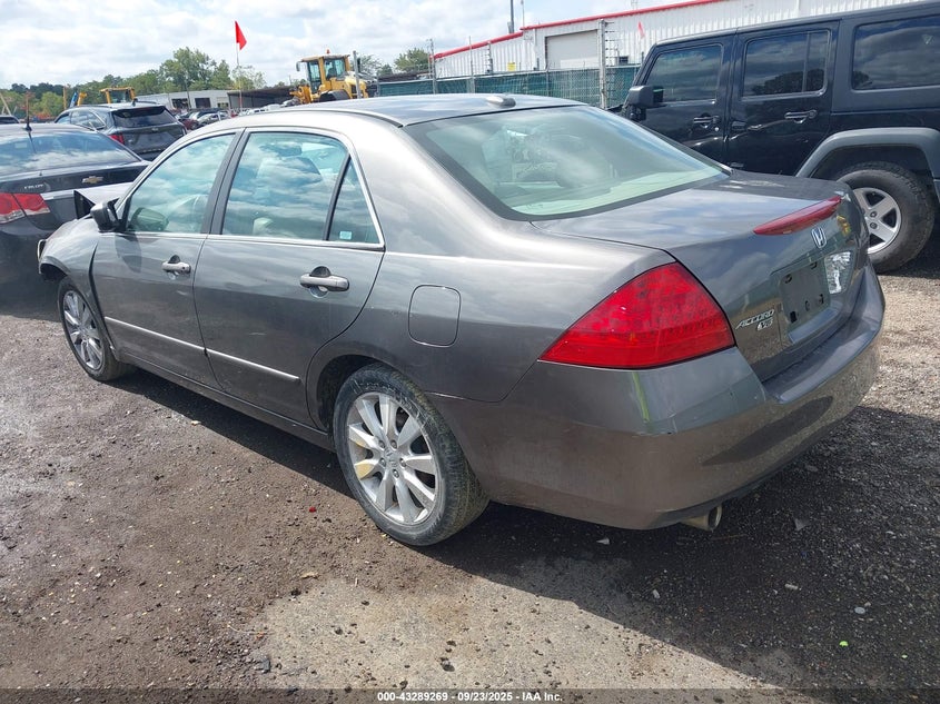 2006 Honda Accord Sdn Ex-L V6 grey sedan gasoline 1HGCM66566A063938 photo #4