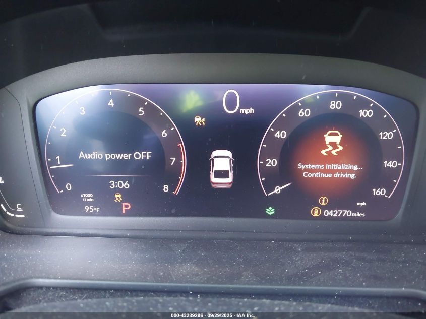 2024 Honda Accord Lx VIN: 1HGCY1F22RA017119 Lot: 43289286