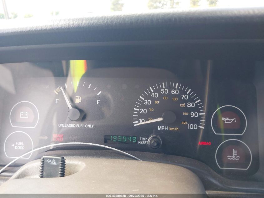 1998 Jeep Cherokee Se VIN: 1J4FJ28S5WL136778 Lot: 43289328