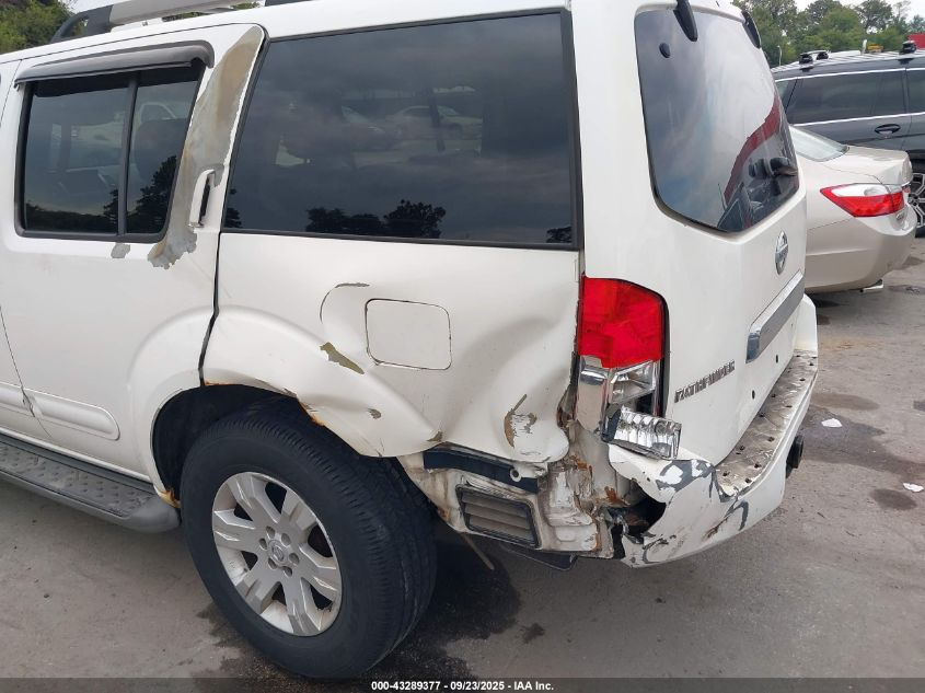 2005 Nissan Pathfinder Le VIN: 5N1AR18W55C719769 Lot: 43289377