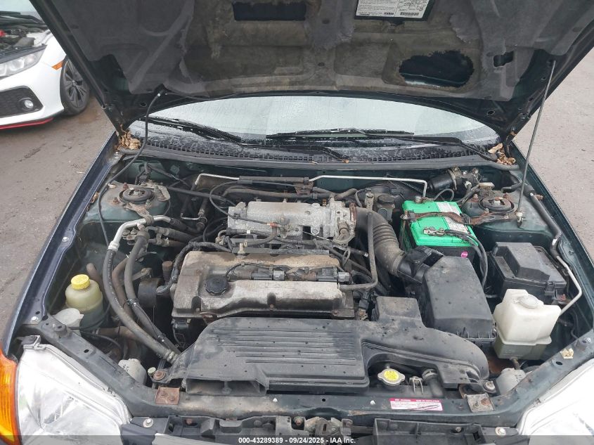 2000 Mazda Protege Dx/Lx VIN: JM1BJ2221Y0304773 Lot: 43289389