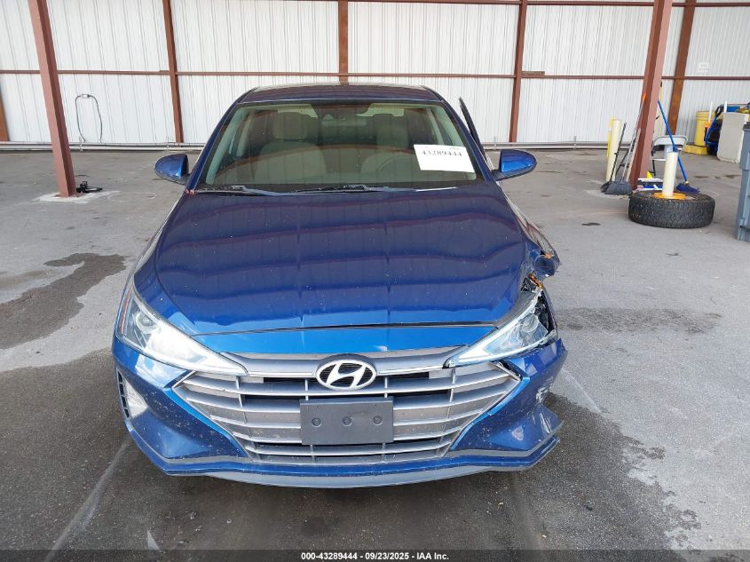 2020 Hyundai Elantra Sel VIN: 5NPD84LFXLH631105 Lot: 43289444