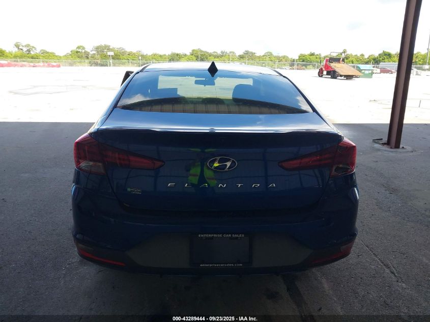 2020 Hyundai Elantra Sel VIN: 5NPD84LFXLH631105 Lot: 43289444