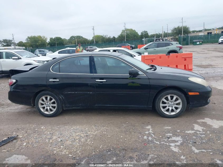 2004 Lexus Es 330 VIN: JTHBA30G140001280 Lot: 43289457
