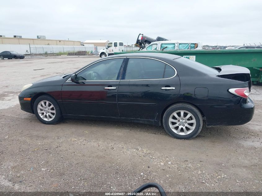 2004 Lexus Es 330 VIN: JTHBA30G140001280 Lot: 43289457