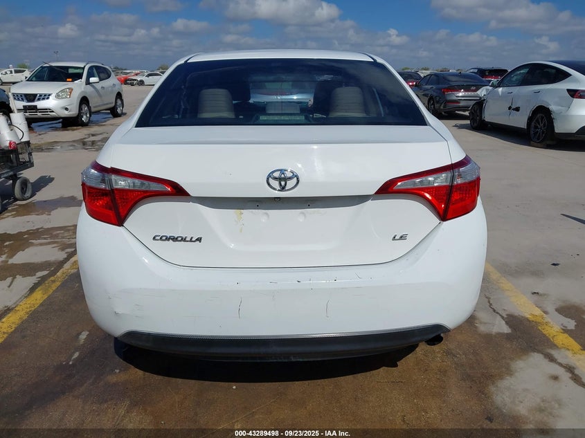 2015 Toyota Corolla Le VIN: 5YFBURHE5FP259468 Lot: 43289498