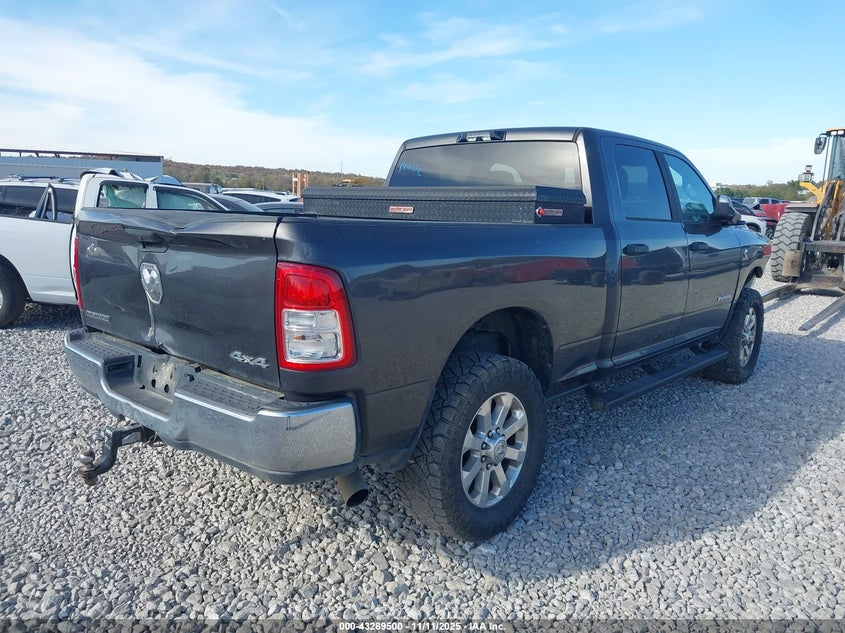 Vin: 3c6ur5dl6ng281532, lot: 43784107, ram 2500 big horn  4x4 6'4 box 20224