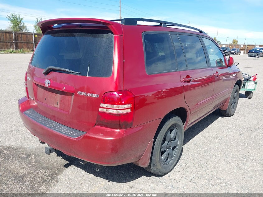 JTEHF21A820046341 2002 TOYOTA HIGHLANDER photo no. 4