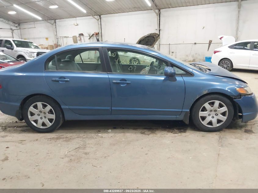 2007 Honda Civic Lx VIN: 1HGFA16557L075240 Lot: 43289537