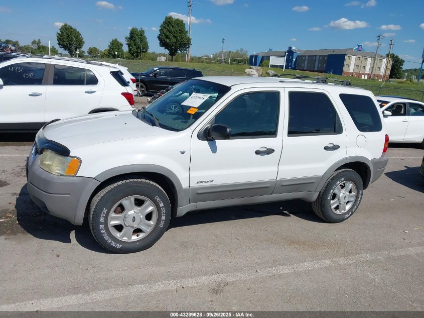 2002 Ford Escape Xlt VIN: 1FMYU031X2KA31982 Lot: 43289628