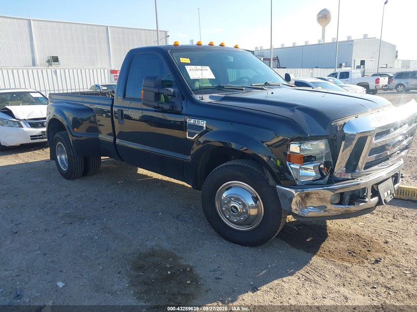 2009 Ford F-350 Xl/Xlt black truck gasoline 1FTWF32509EA74439 photo #1