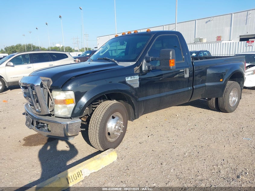 2009 Ford F-350 Xl/Xlt black truck gasoline 1FTWF32509EA74439 photo #3